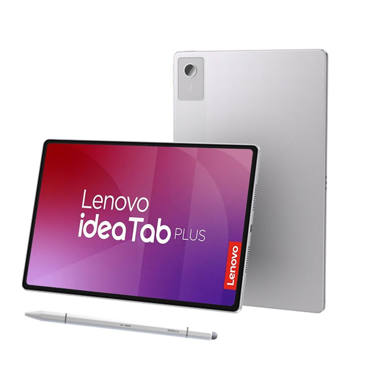 LENOVO - Tablet Lenovo Pad Plus 12 8G+128G 10200mAh 2.5K de resolución pulgadas con WiFi - plata Lápiz óptico