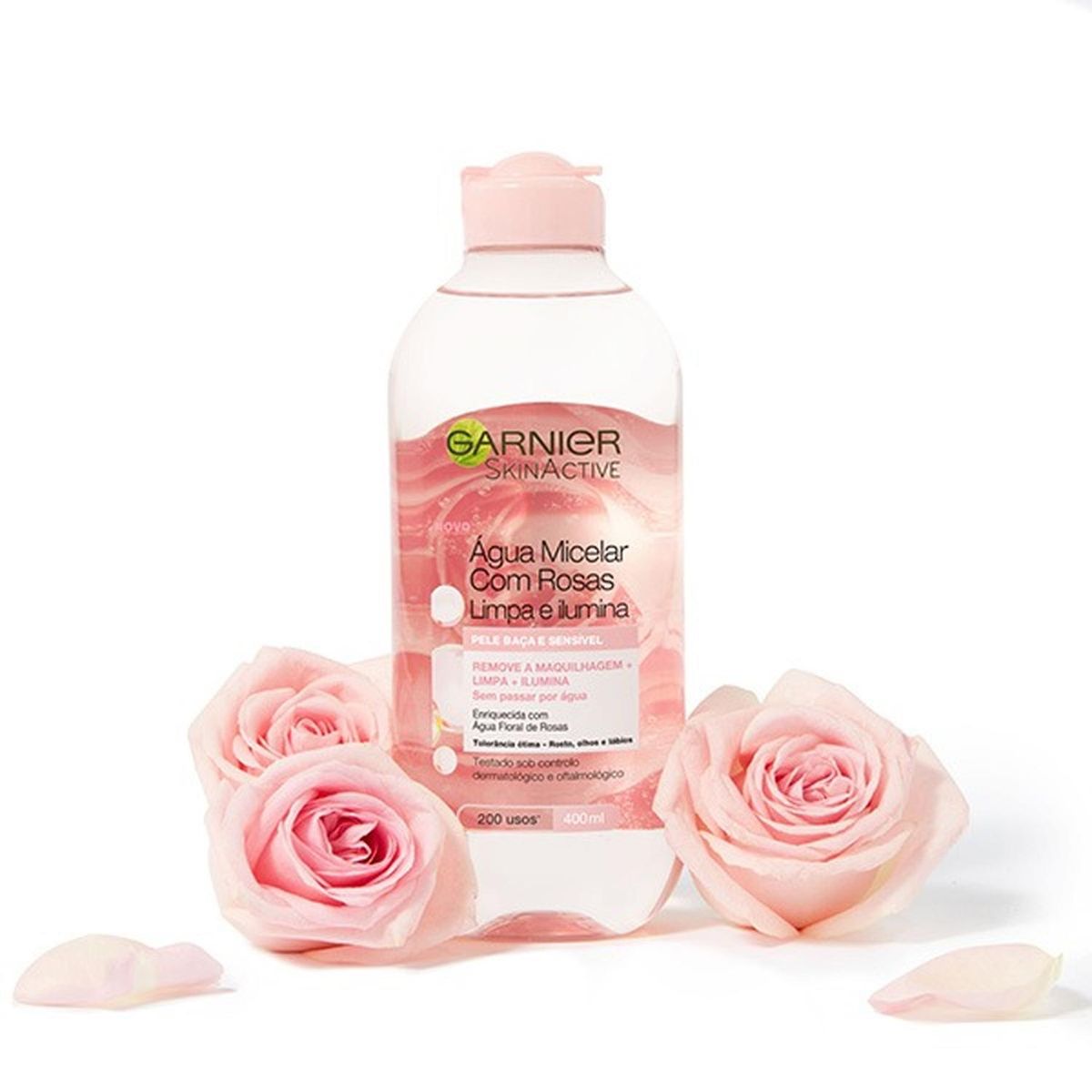 Garnier - Agua Micelar De Rosas Garnier Skin Active 400ml