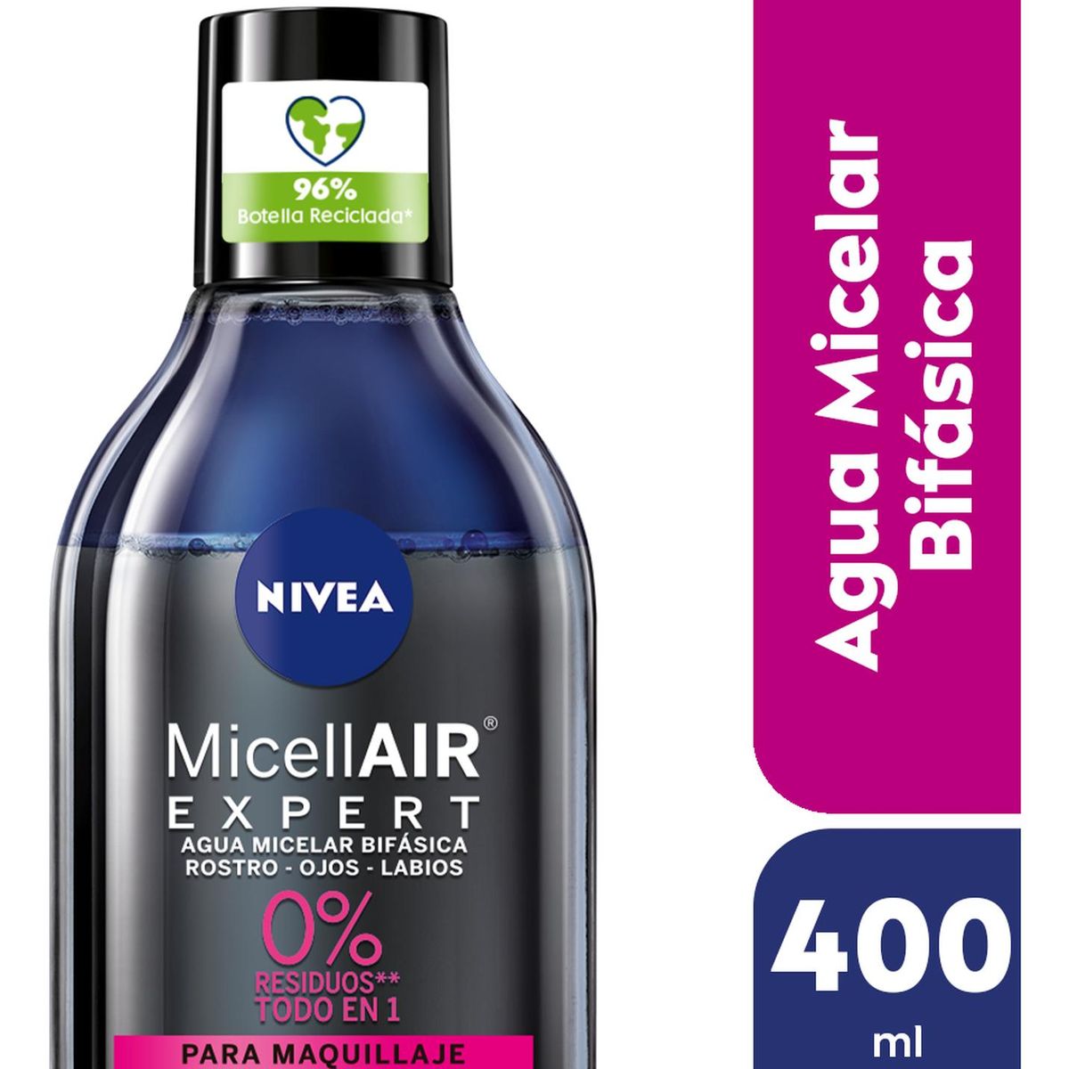 Nivea - Agua Micelar Bifásica Nivea Expert 400 Ml
