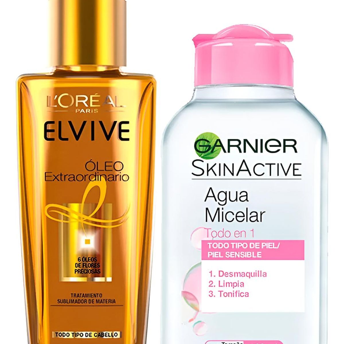 ELVIVE - Kit Loreal Aceite Para El Cabello Con Agua Micelar 100ml