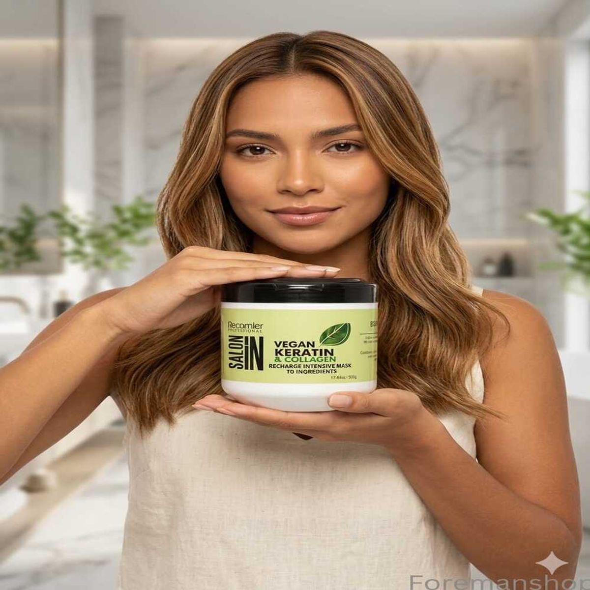 RECAMIER - Mascarilla Capilar Intensiva Vegana Keratin & Collagen