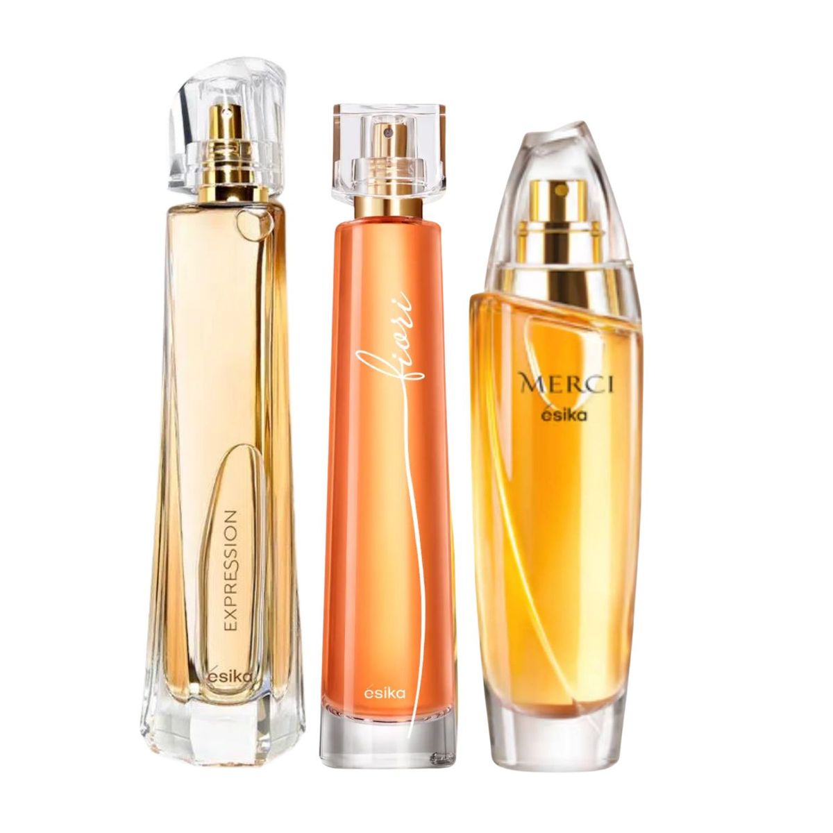 Esika - Pack de Perfumes Expression + Fiori + Merci Esika