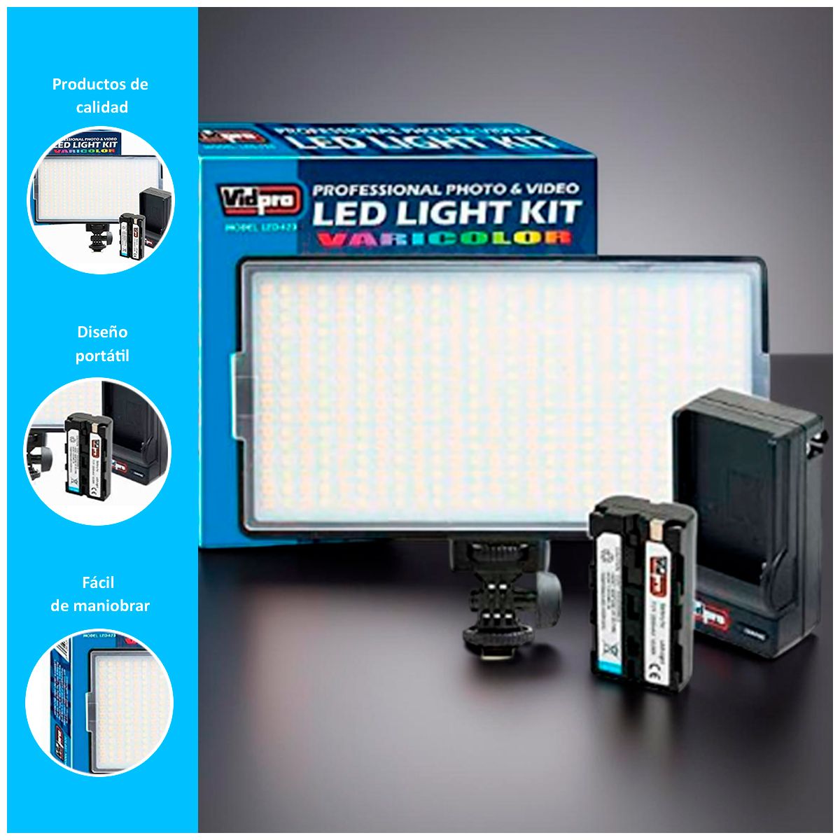 GENERICO - Luz led profesional para foto y video