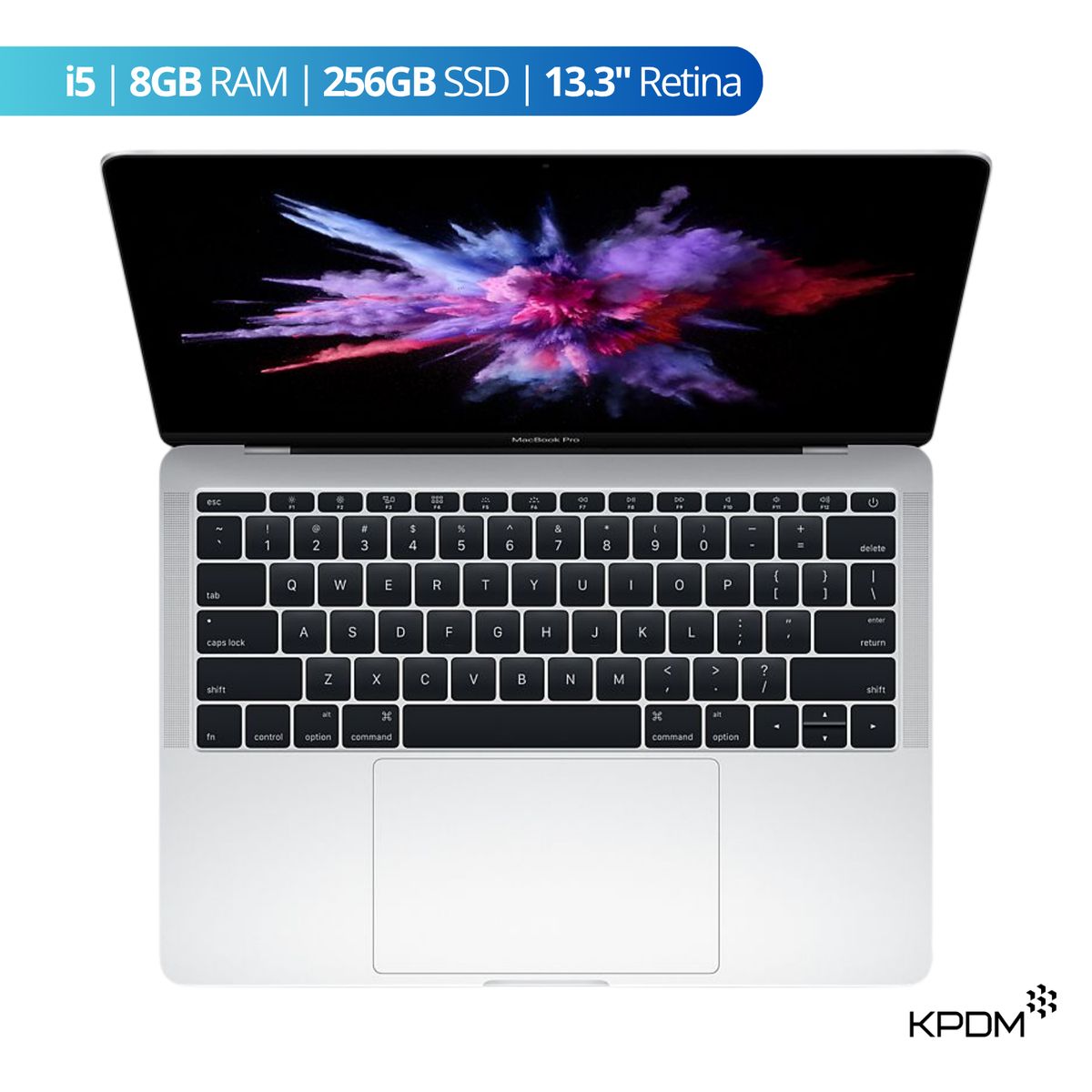 MacBook Pro 2017 13.3” i5 8GB RAM + 256GB SSD Plateado Reacondicionado Grado A, marca APPLE - Foto Principal