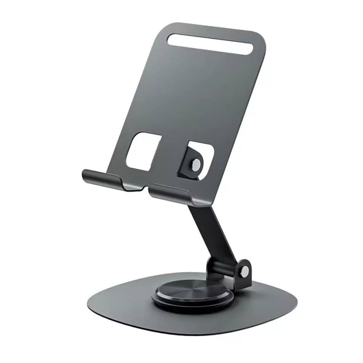 GENERICO - Soporte De Metal Para Telefono Para Mesa 360° Negro