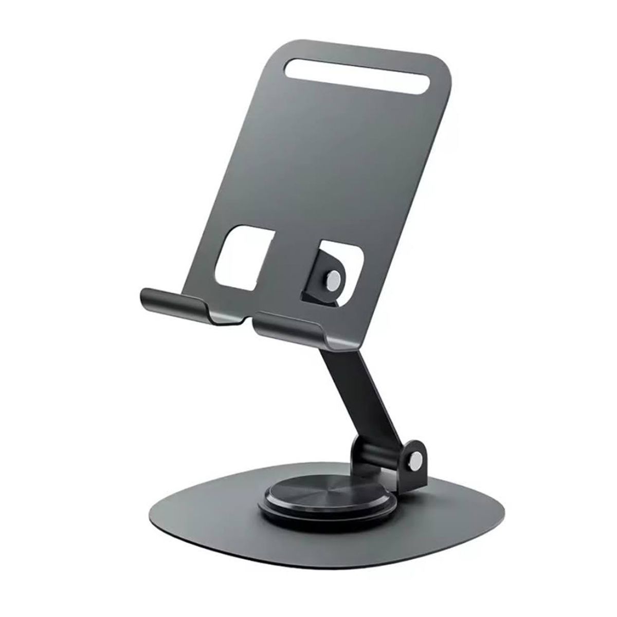 GENERICO - Soporte De Metal Para Telefono Para Mesa 360° Negro