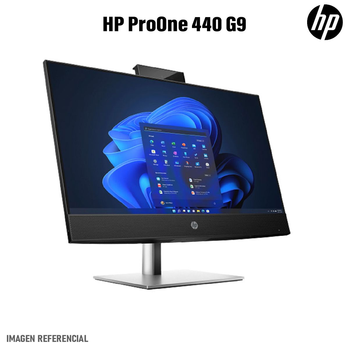 HP - All-In-One HP ProOne 440 G9 (Pantalla 23.8" FHD) Intel Core i5-14500, RAM 16GB SSD 1TB, WIN11 Pro
