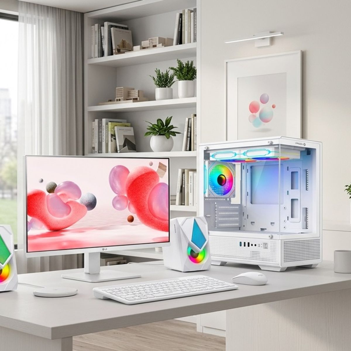 INTEL - Computadora Pc Intel Core I7 3770 Monitor 24" FULL HD RAM 16GB SSD 500GB WIFI