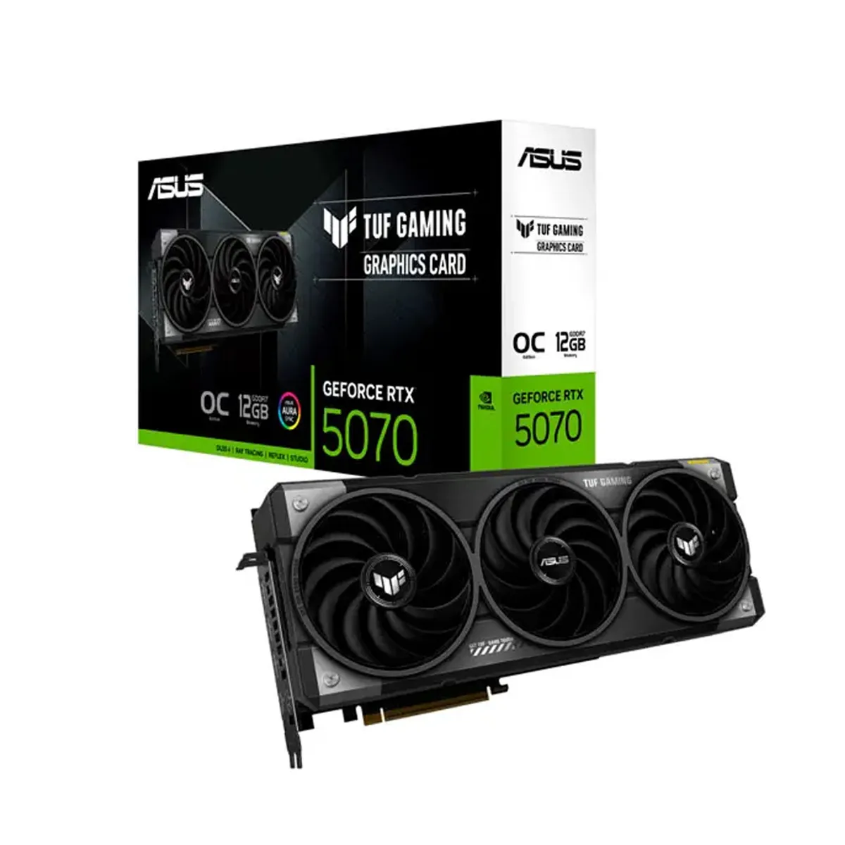 ASUS - Tarjeta Gráfica Asus Tuf Rtx 5070 12Gb Gddr7, Pcie 5.0, Salida Hdmi Y Displayport