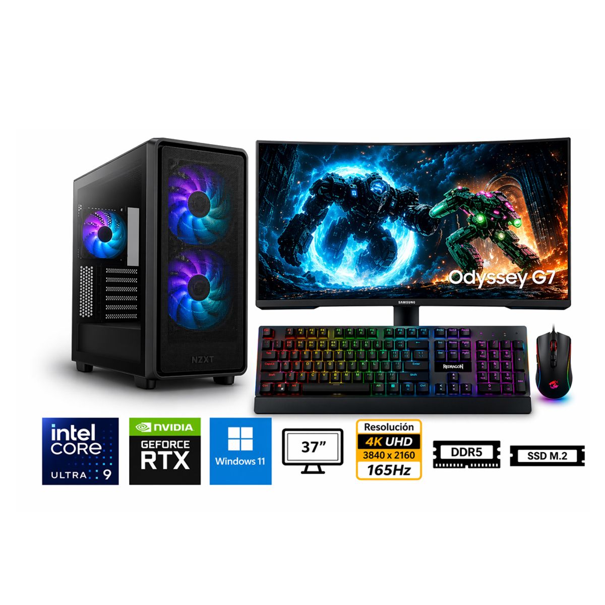 GENERICO - Pc Core Ultra 9 285K Propc Frame 500 32-2Tb-37" Geforce Rtx 5080 16Gb, W11Pro