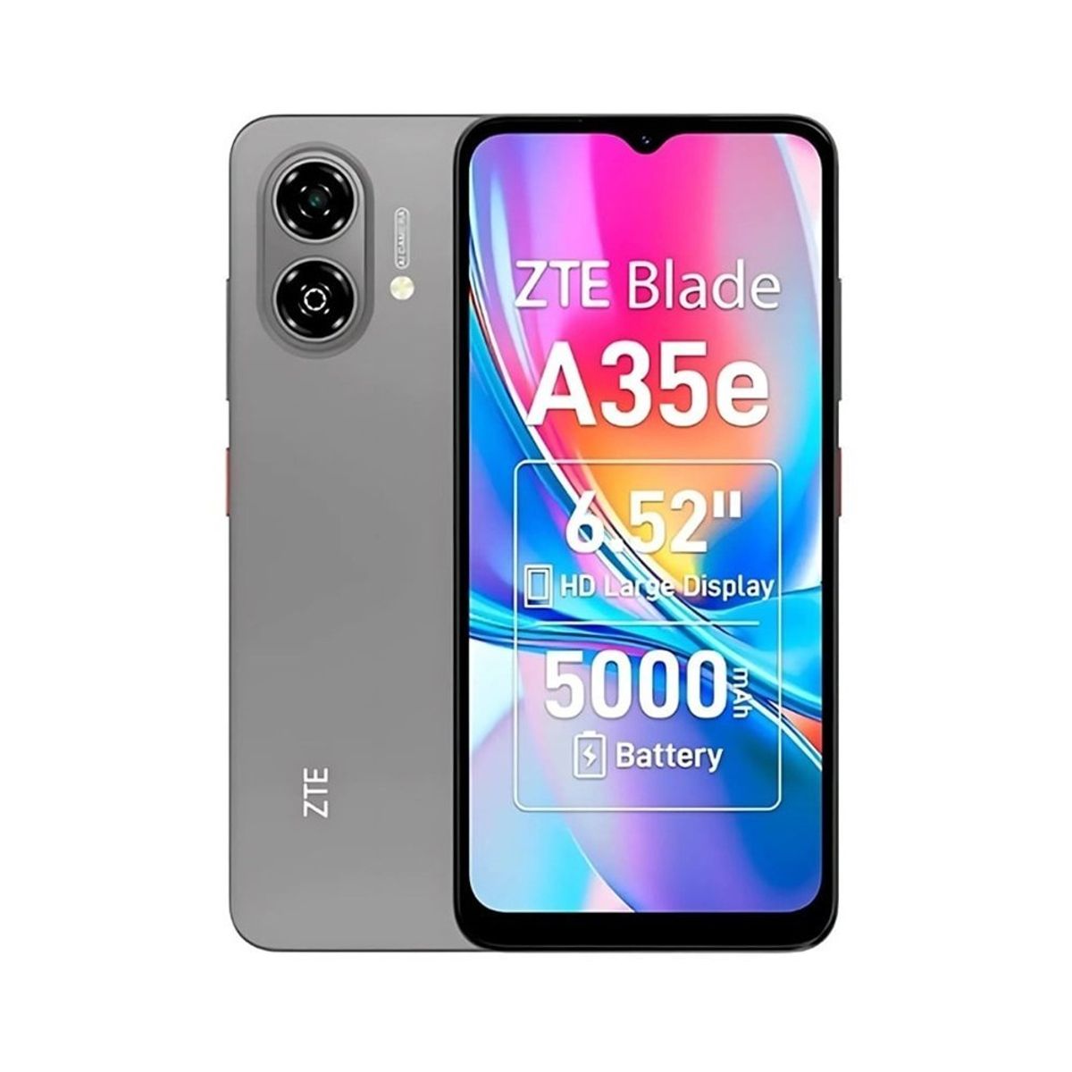 ZEBRA - Celular ZTE Blade A35E 64GB 4G LTE plata gris