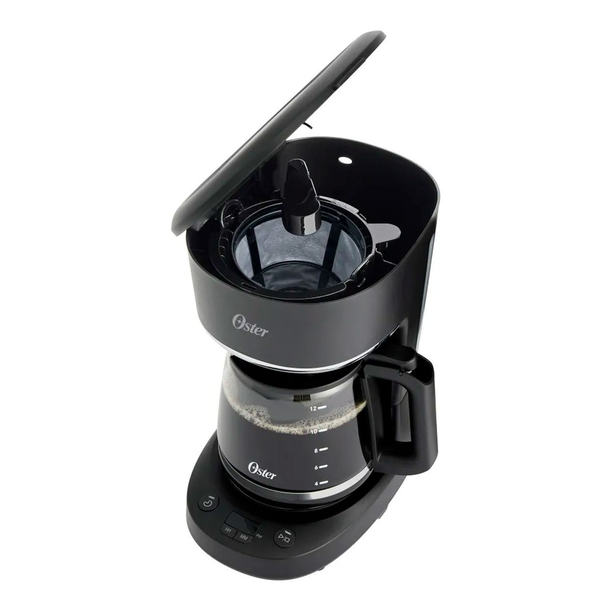 OSTER - CAFETERA OSTER 12 TAZAS DE FILTRO BVSTDCP121B PROGRAMABLE