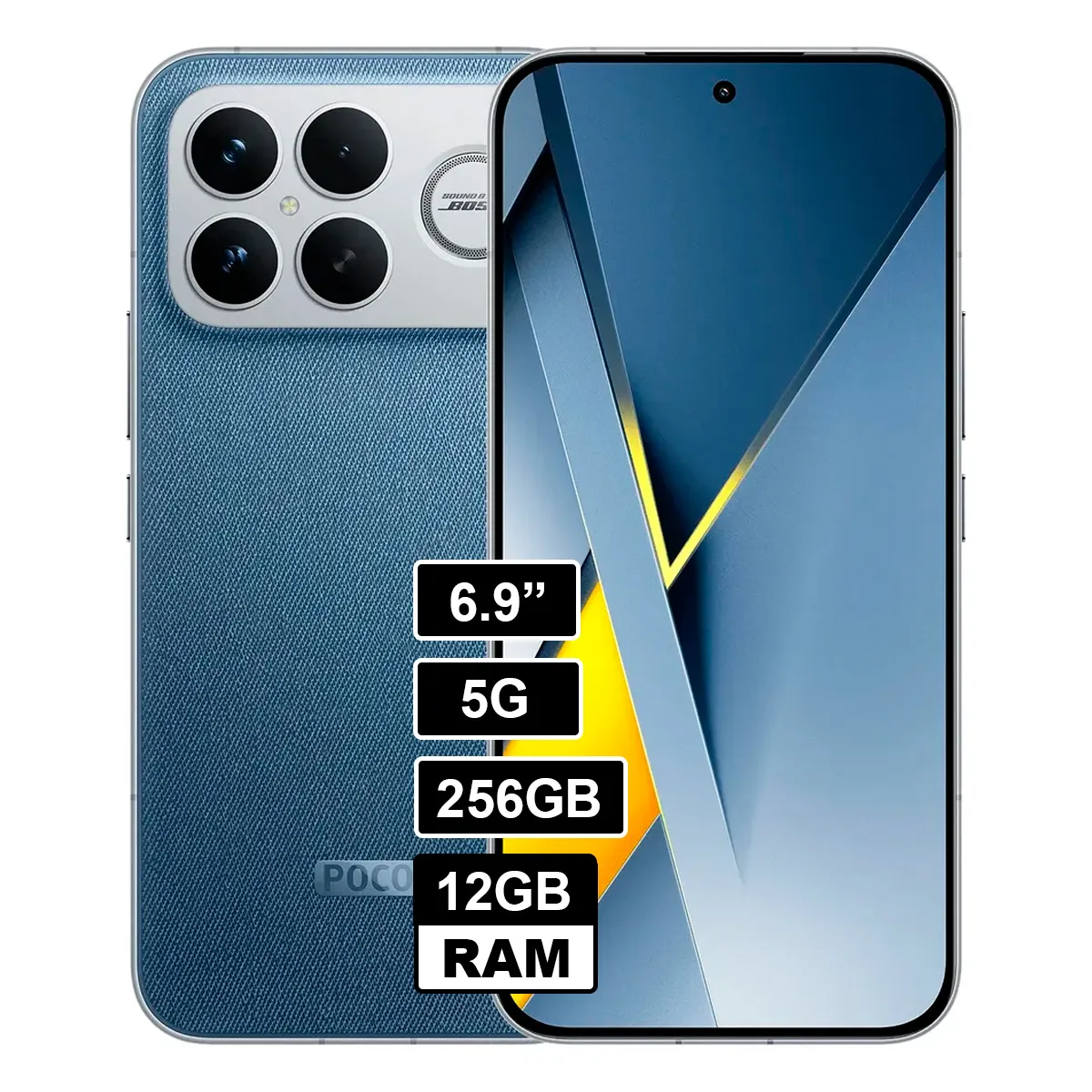 Smartphone POCO F8 Ultra 12GB 256GB Azul, marca XIAOMI - Foto Principal