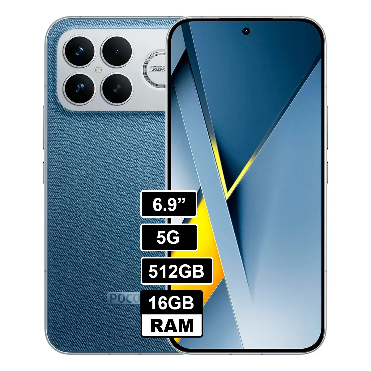 Smartphone XIAOMI POCO F8 Ultra 16GB 512GB Azul, marca XIAOMI - Foto Principal
