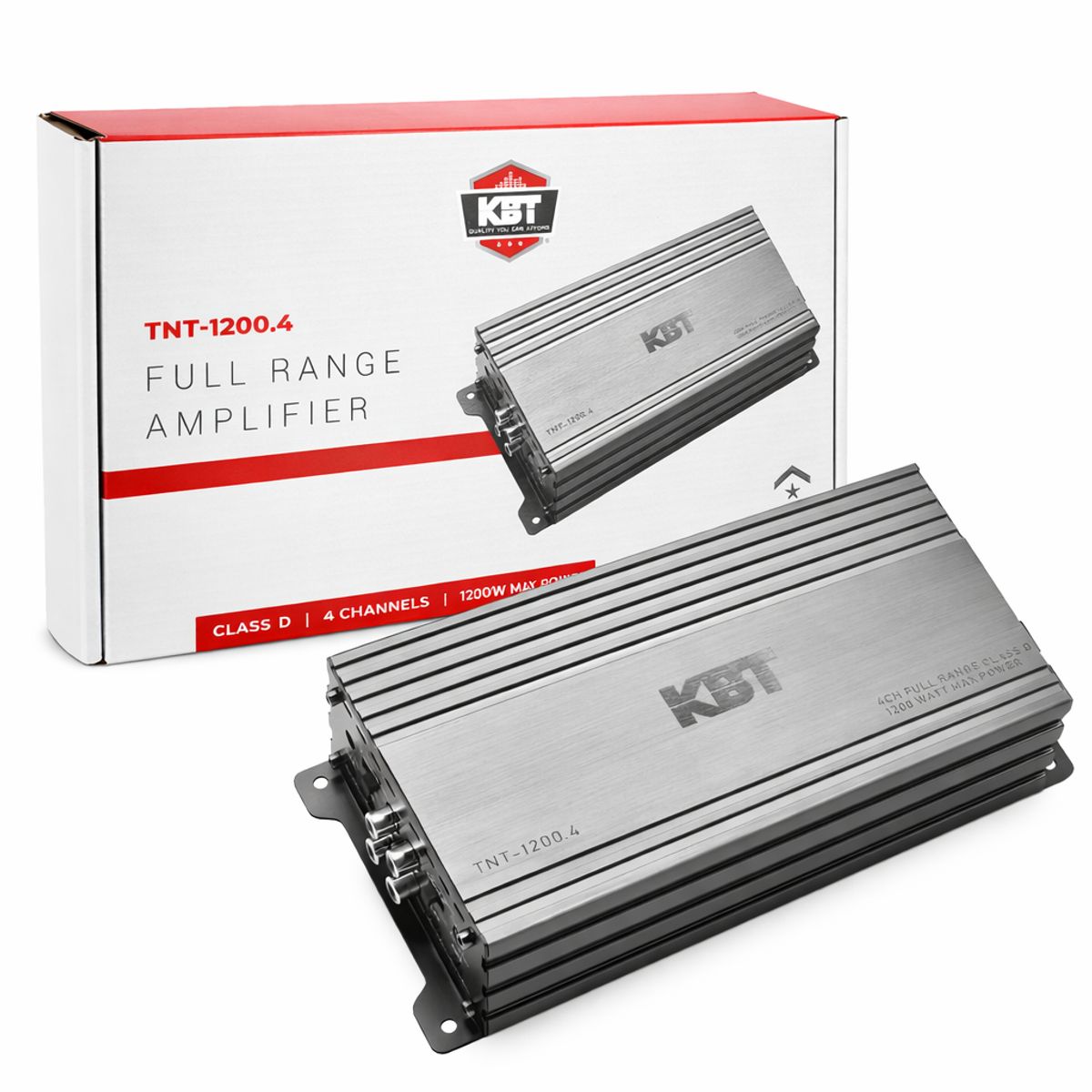 OEM - Amplificador 4 Canales KBT TNT-1200.4 De Auto