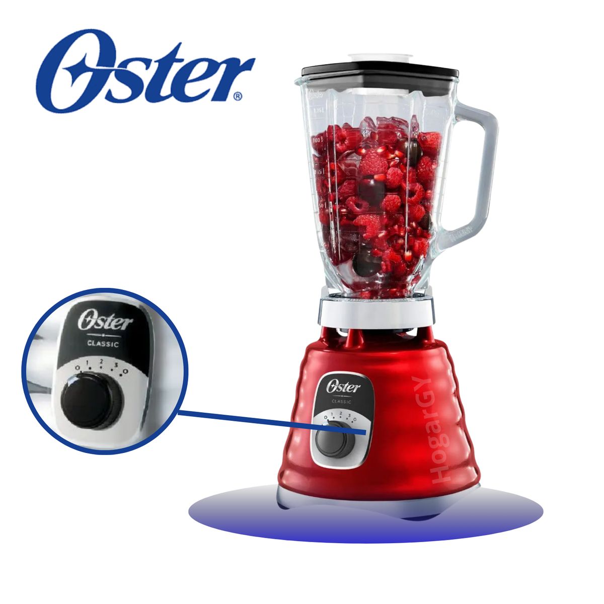 OSTER - Licuadora Roja 700 Watts