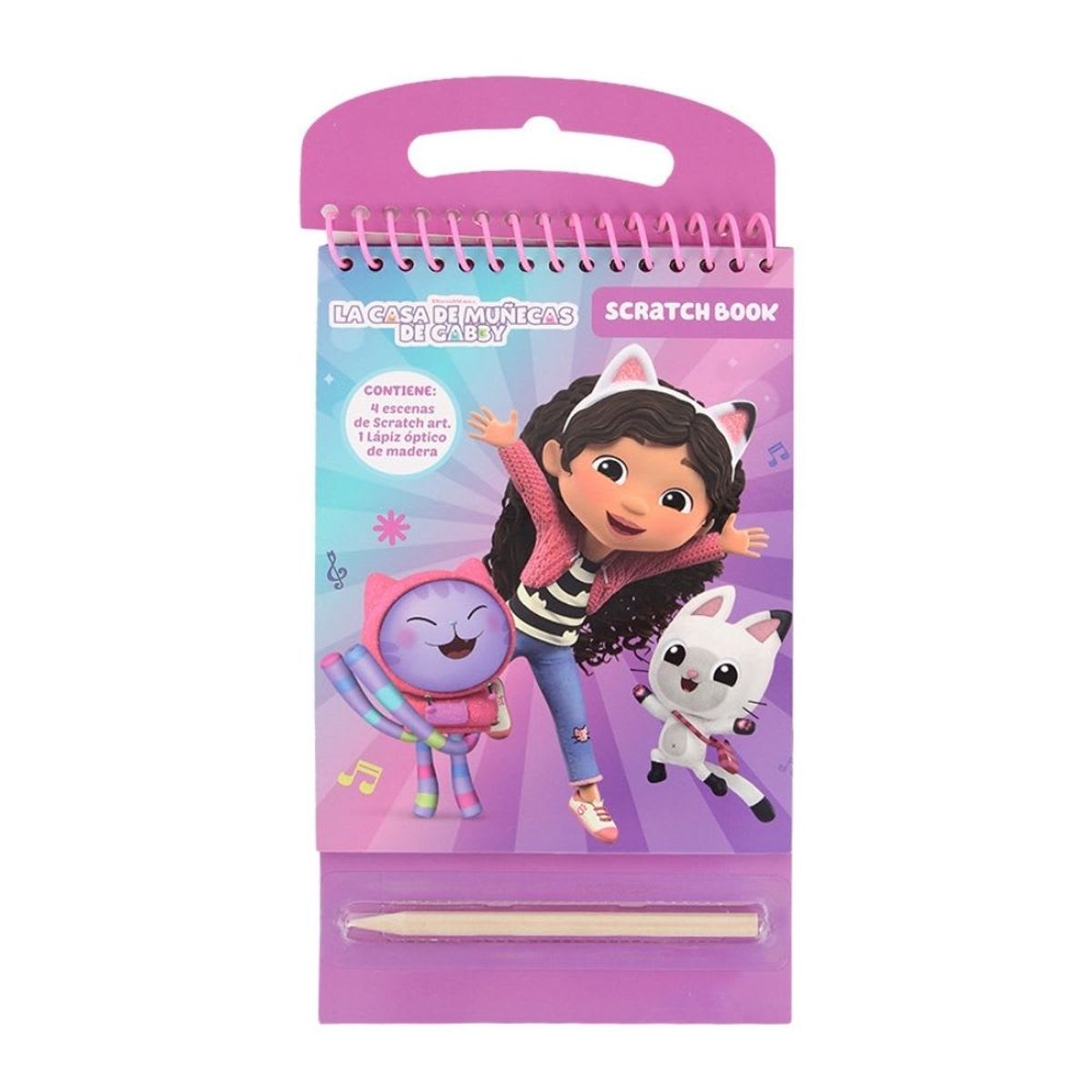 ARTESCO - Scratch Book Cuaderno Artesco Gabby Dollhouse