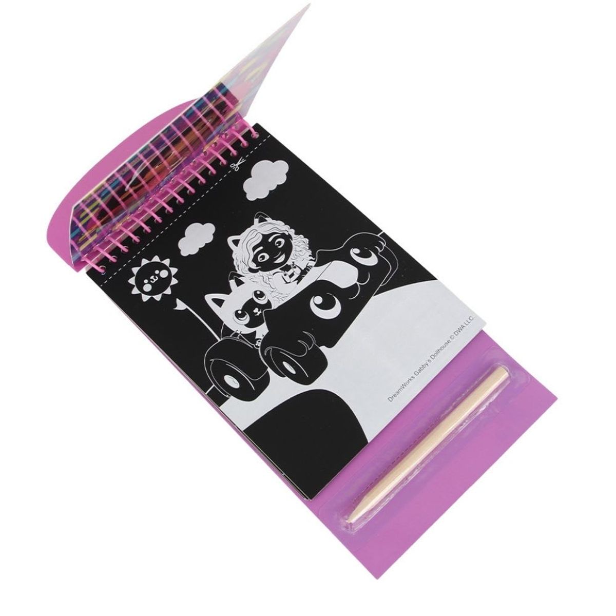 ARTESCO - Scratch Book Cuaderno Artesco Gabby Dollhouse