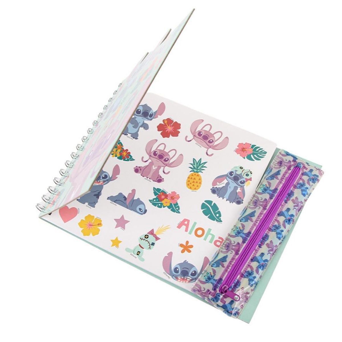 ARTESCO - Cuaderno Set para Colorear Anillado Artesco Stitch