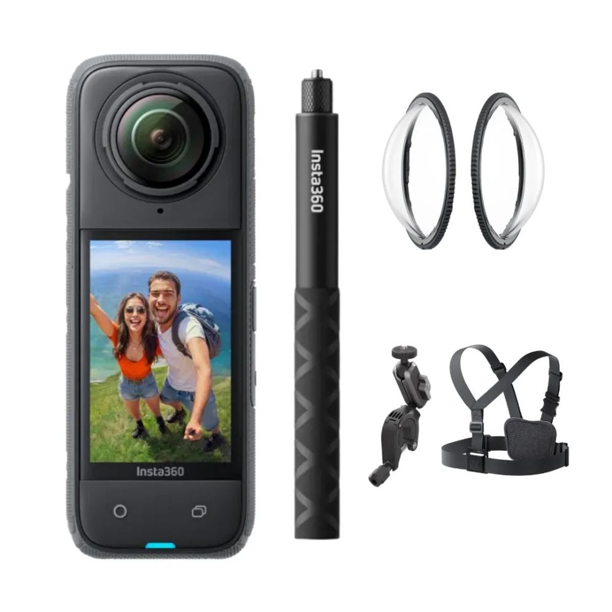 INSTA360 - Cámara de acción Insta360 X4 Pack Ciclista
