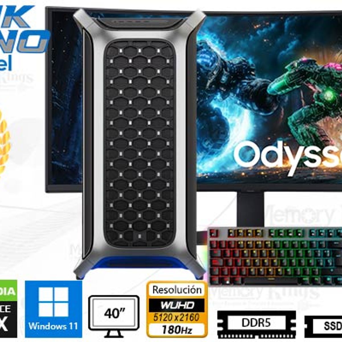 INTEL - Computadora Intel Core Ultra 9 285K RTX 5080 16GB Windows 11 Pro