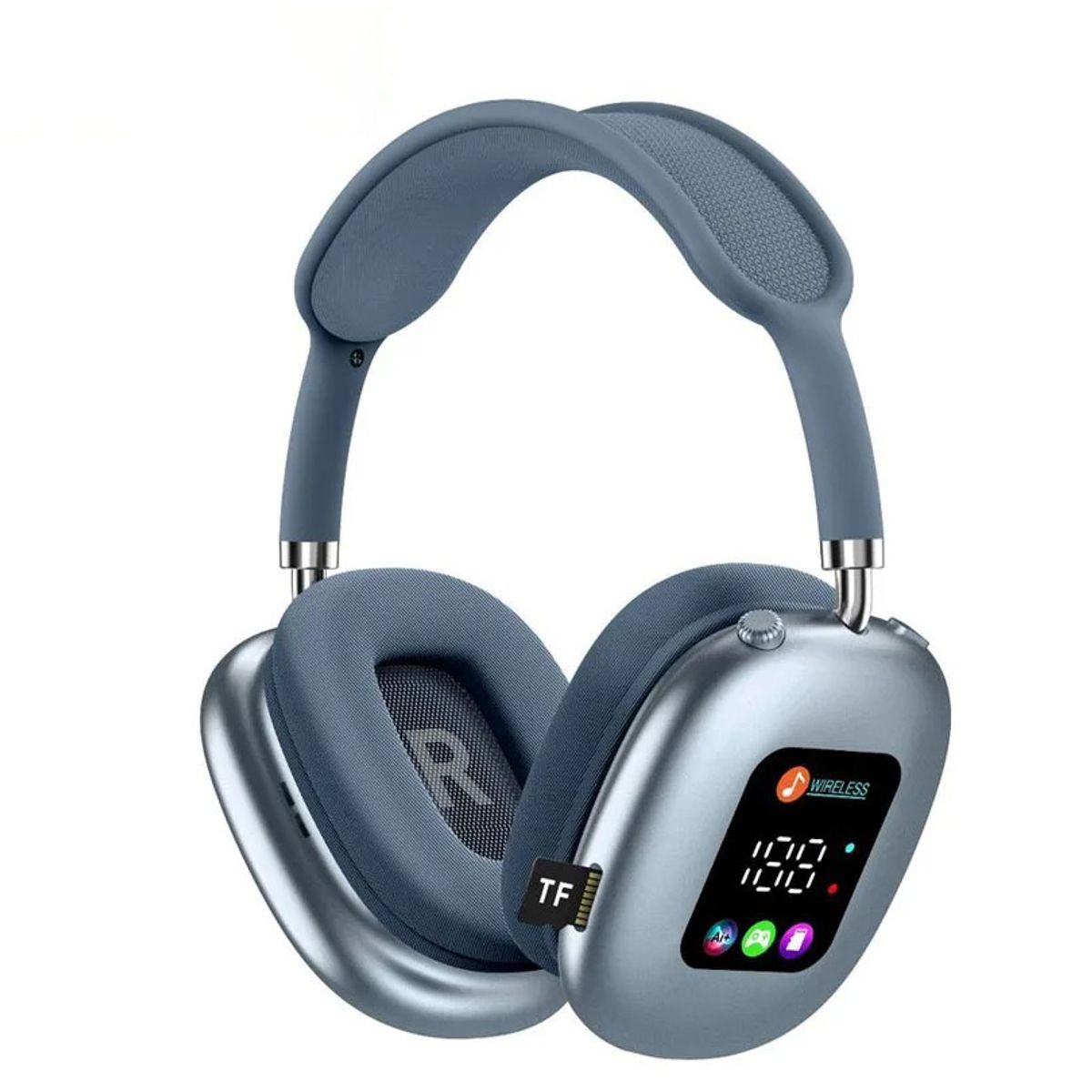 Audífonos Bluetooth Pantalla Táctil Plegable Over-Ear, marca OEM - Foto Principal