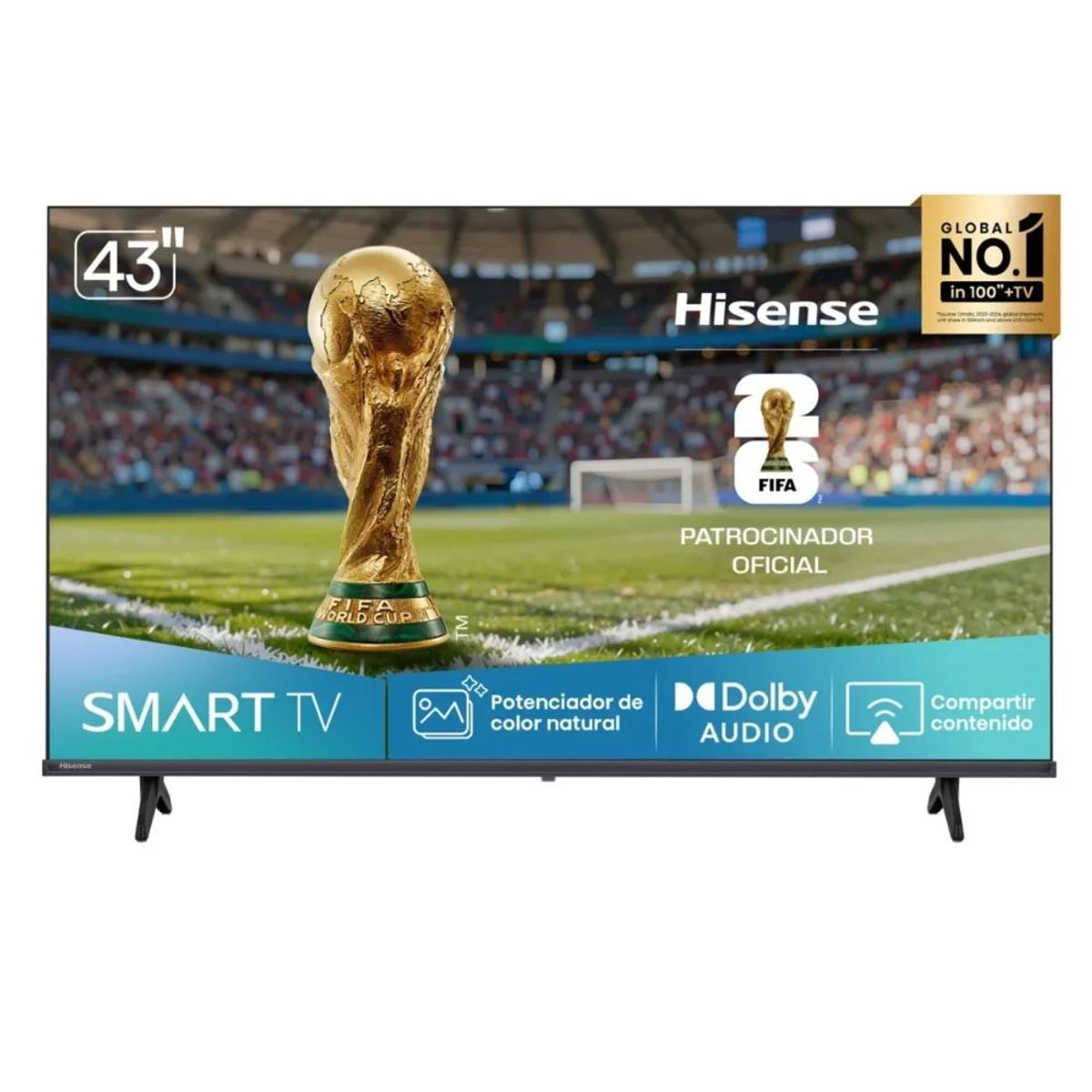 HISENSE - Televisor Hisense 43 FHD Smart TV 43A4NV