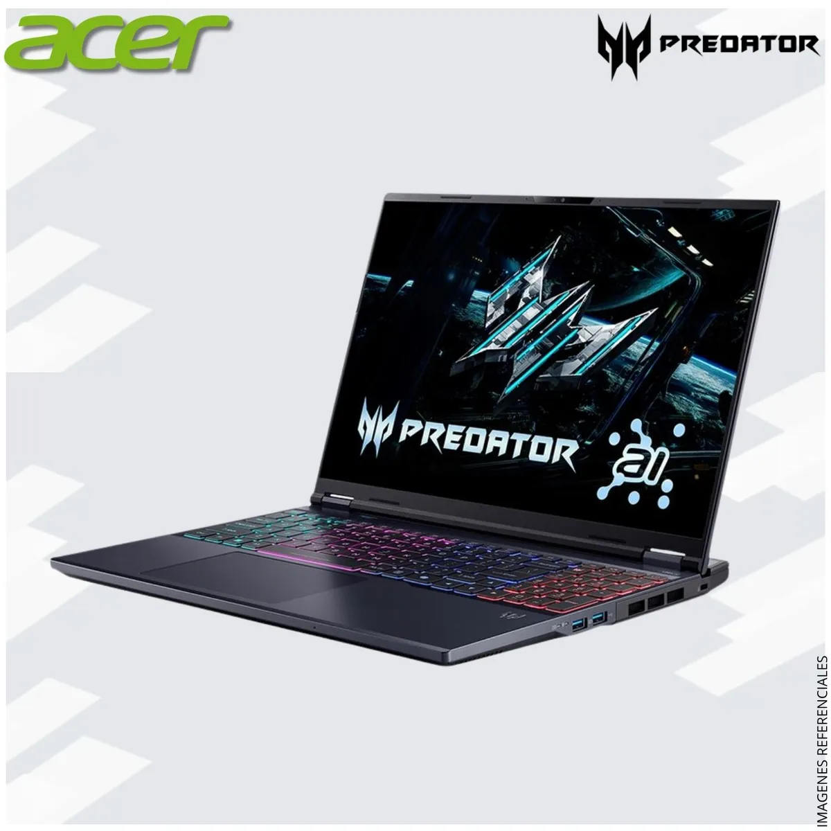 ACER - Laptop Gamer Acer Predator Helios Neo Intel Core Ultra 9 275HX Geforce RTX™ 5070 Ti 32GB RAM 1TB SSD
