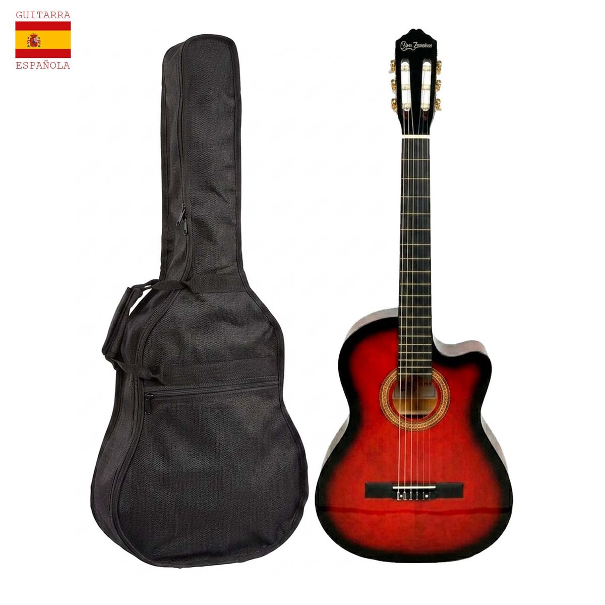 FRANCISCO DE SALES - GUITARRA ACUSTICA NYLON ROJA