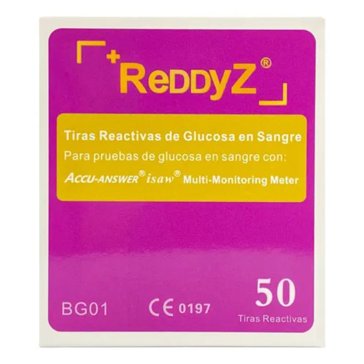 GENERICO - TIRAS GLUCOSA MULTIPARAMETRO REDDYZ