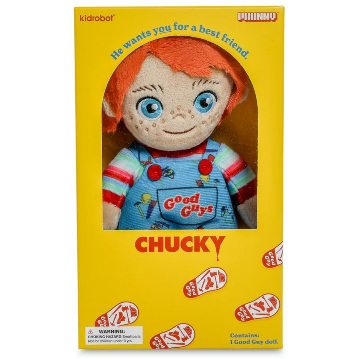 KIDROBOT - Peluche Chucky Good Guy 20cm - Kidrobot