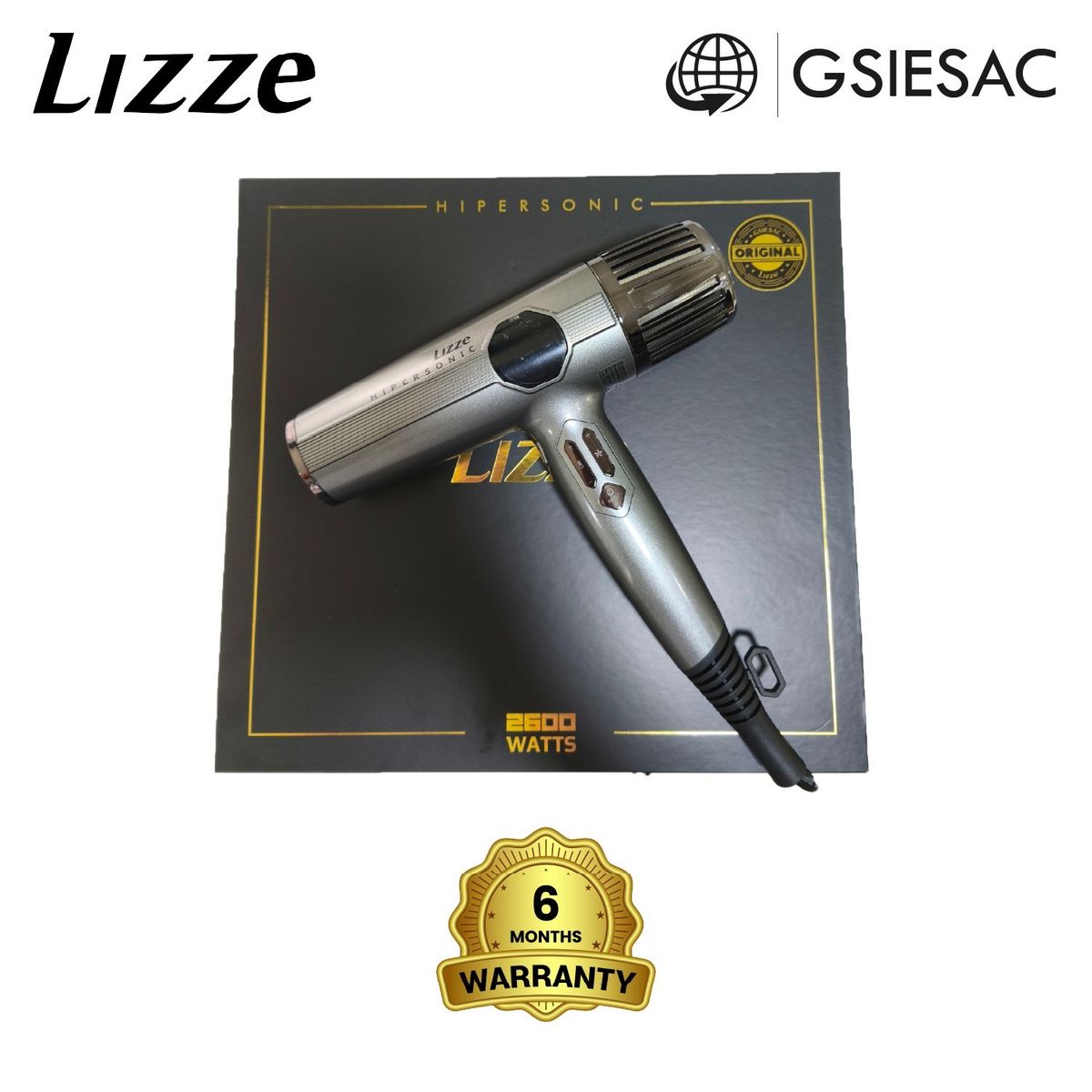 LIZZE - LIZZE SECADORA PROFESIONAL HIPERSONICA 2600WATTS