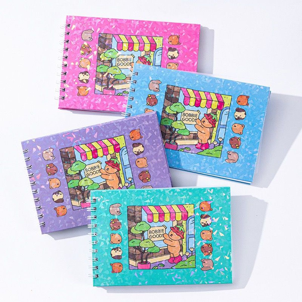 GENERICO - Libro para Colorear Bobbie Goods rosado - anillado