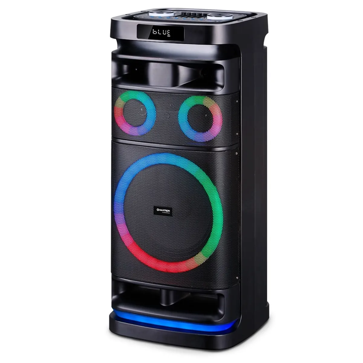 MAXTRON - Torre de Sonido Maxtron Harmonix MX 1021 TWS BT USB con Ecualizador Gráfico 01 MIC