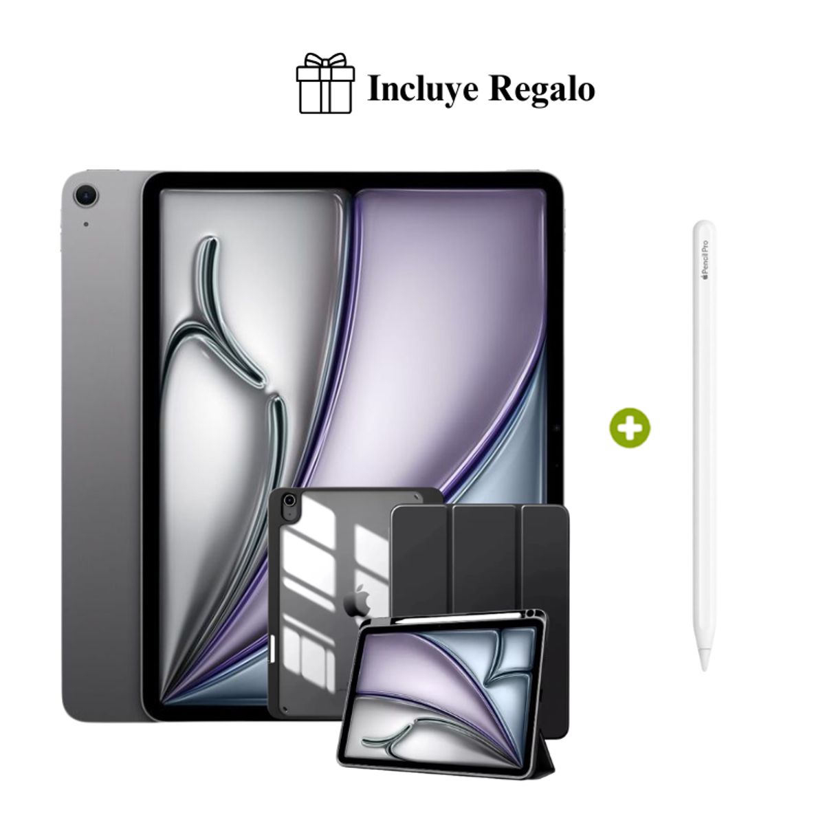 APPLE - iPad Air 13″ Chip M4 Wifi 128GB - Space Gray ( 2026 ) + Pencil Pro + Regalo