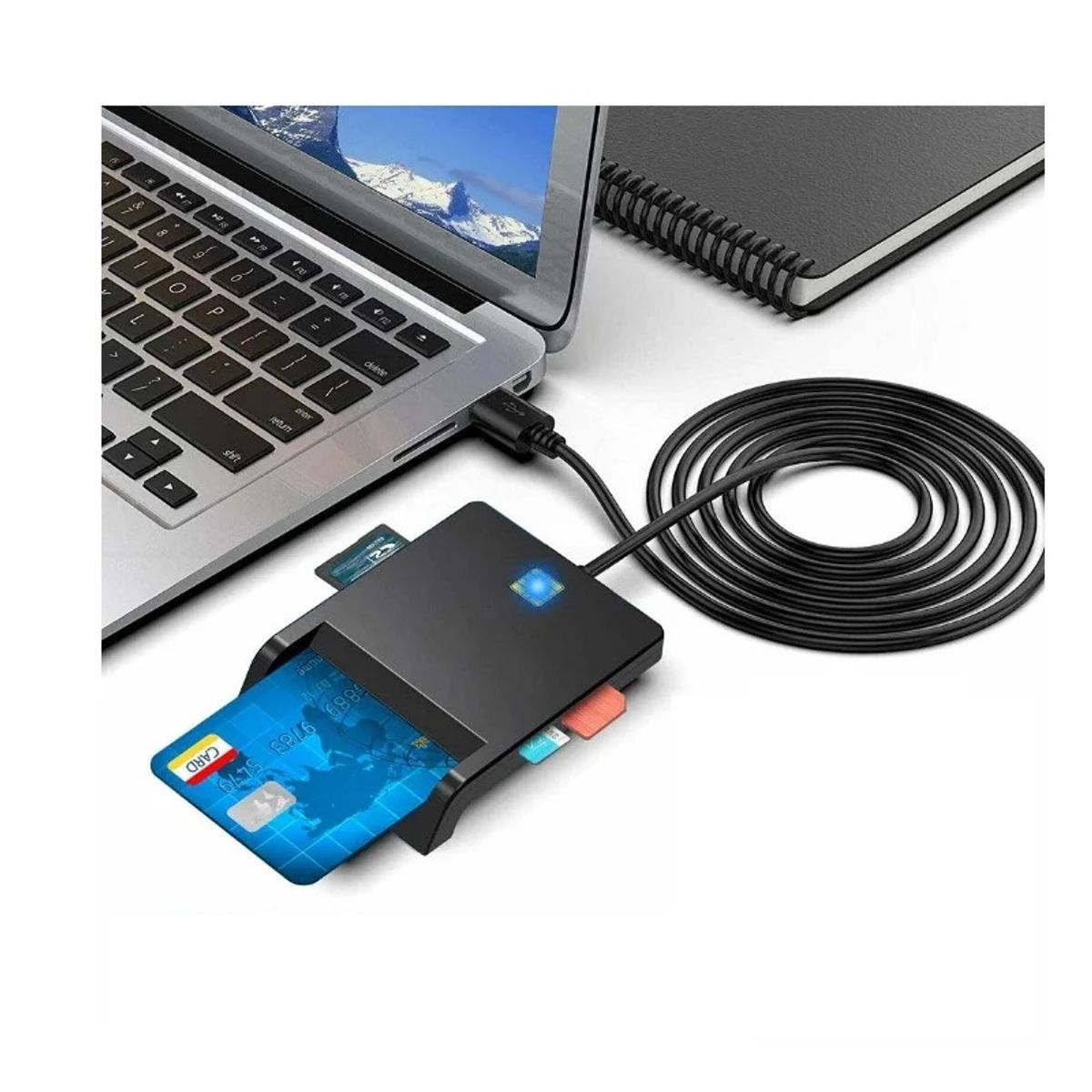 GENERICO - Adaptador lector de DNI, SD y chip