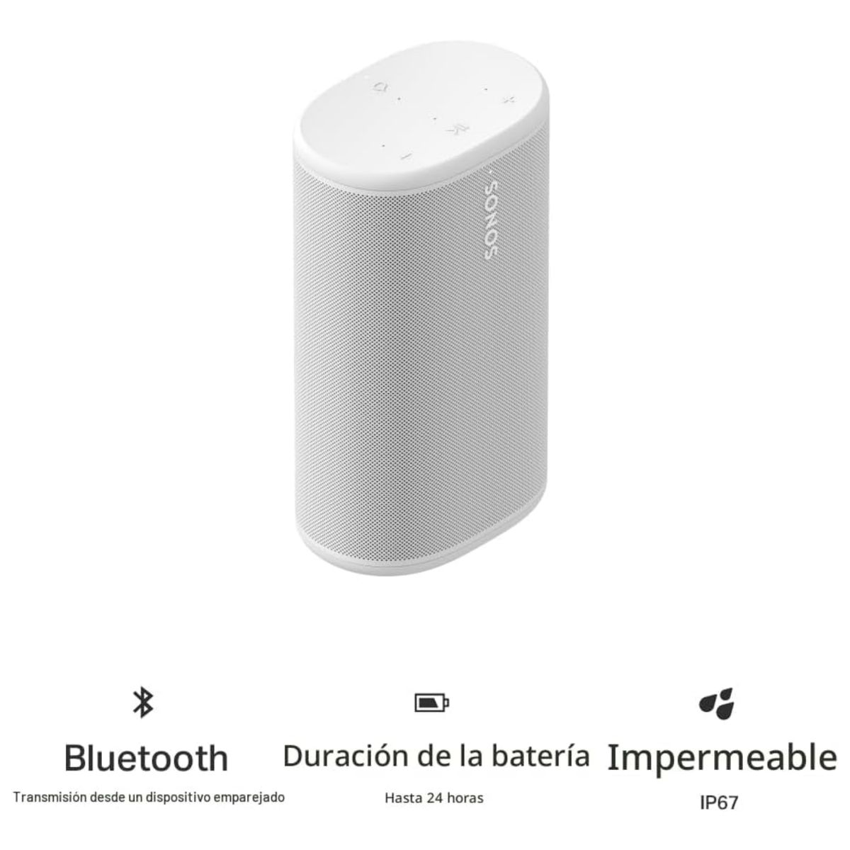 SONOS - Parlante Sonos Play 24h con WiFi + Bluetooth y ajuste Trueplay