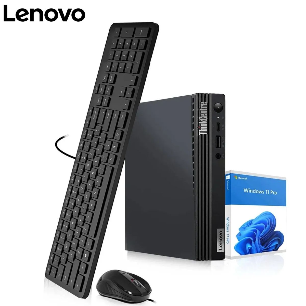 LENOVO - Mini pc Lenovo ThinkCentre M75q Gen 5 AMD Ryzen 5 8500GE 16GB 512GB  MONITOR  THINKVISION E20-30 19.5" 62F7KAR4LA