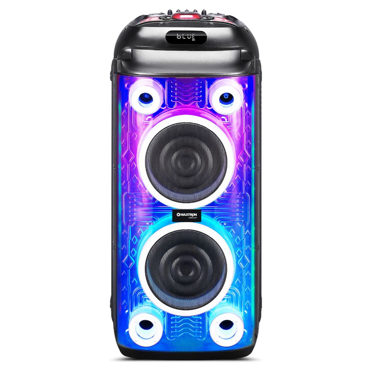 MAXTRON - Torre de Sonido Maxtron Mx 806 Circuit 02 Bocinas 8 pulgadas 01 Micro Función DSP