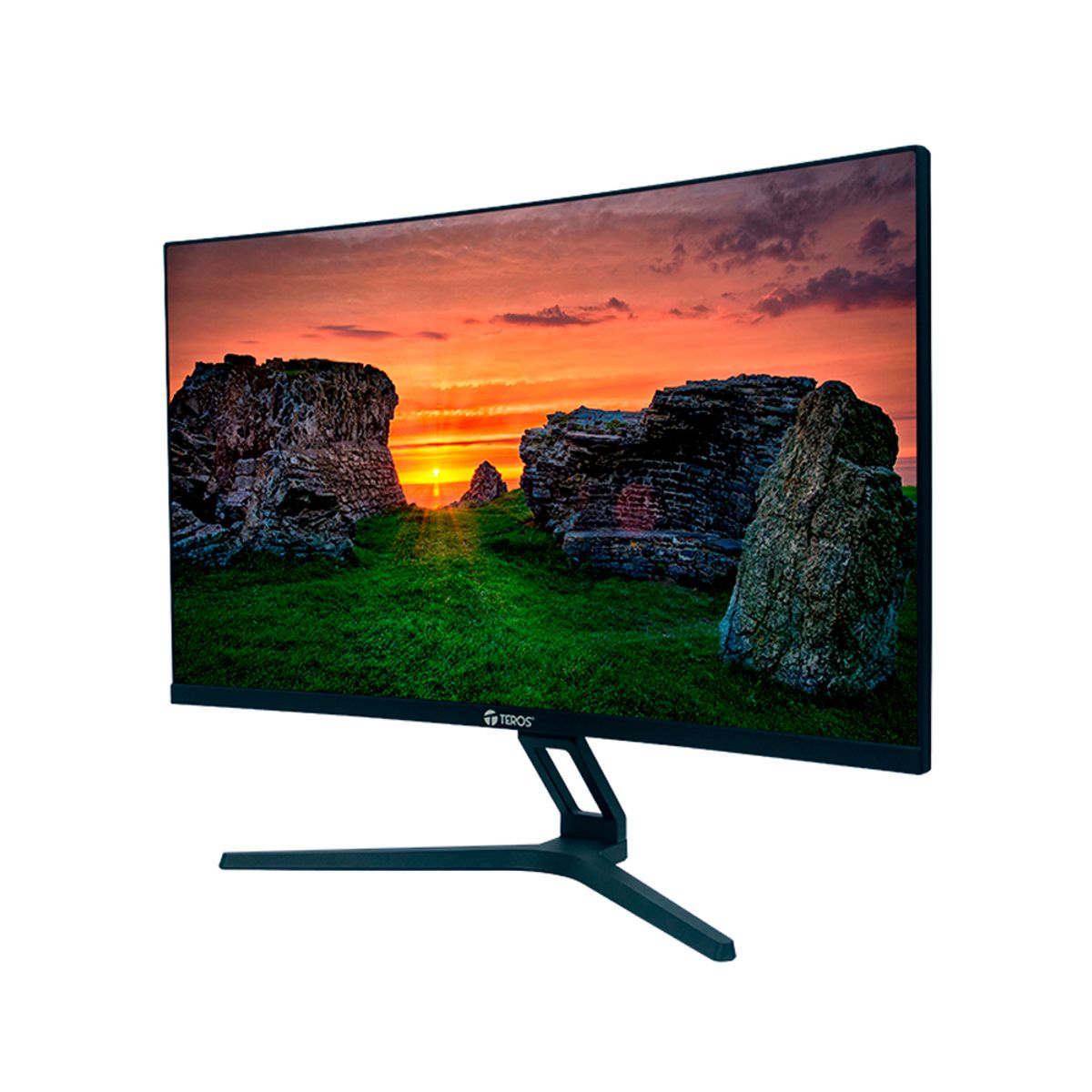 TEROS - Monitor Curvo Teros TE-2734S, VA FHD 1920 x 1080, 144HZ, 1MS, HDMI, DP, Audio Out