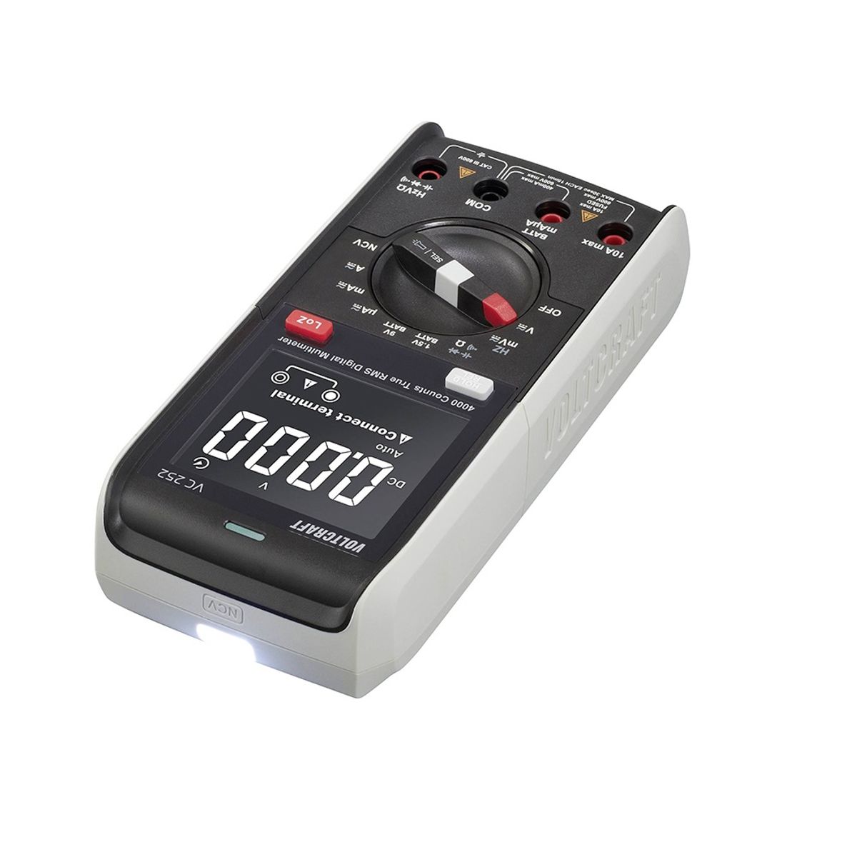 OEM - Multimetro VOLTCRAFT VC252 Digital True RMS LoZ CAT III 600 V Pantalla cuenta 4000