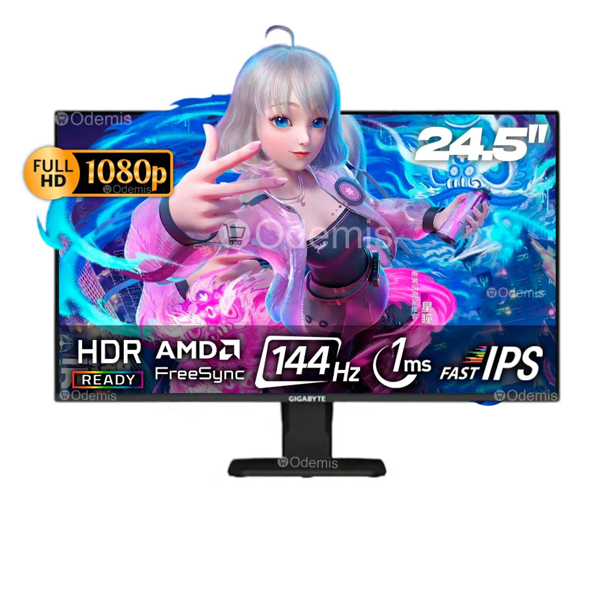 GIGABYTE - Monitor GIGABYTE GS25F14 Gaming 24.5 144 Hz HDMI