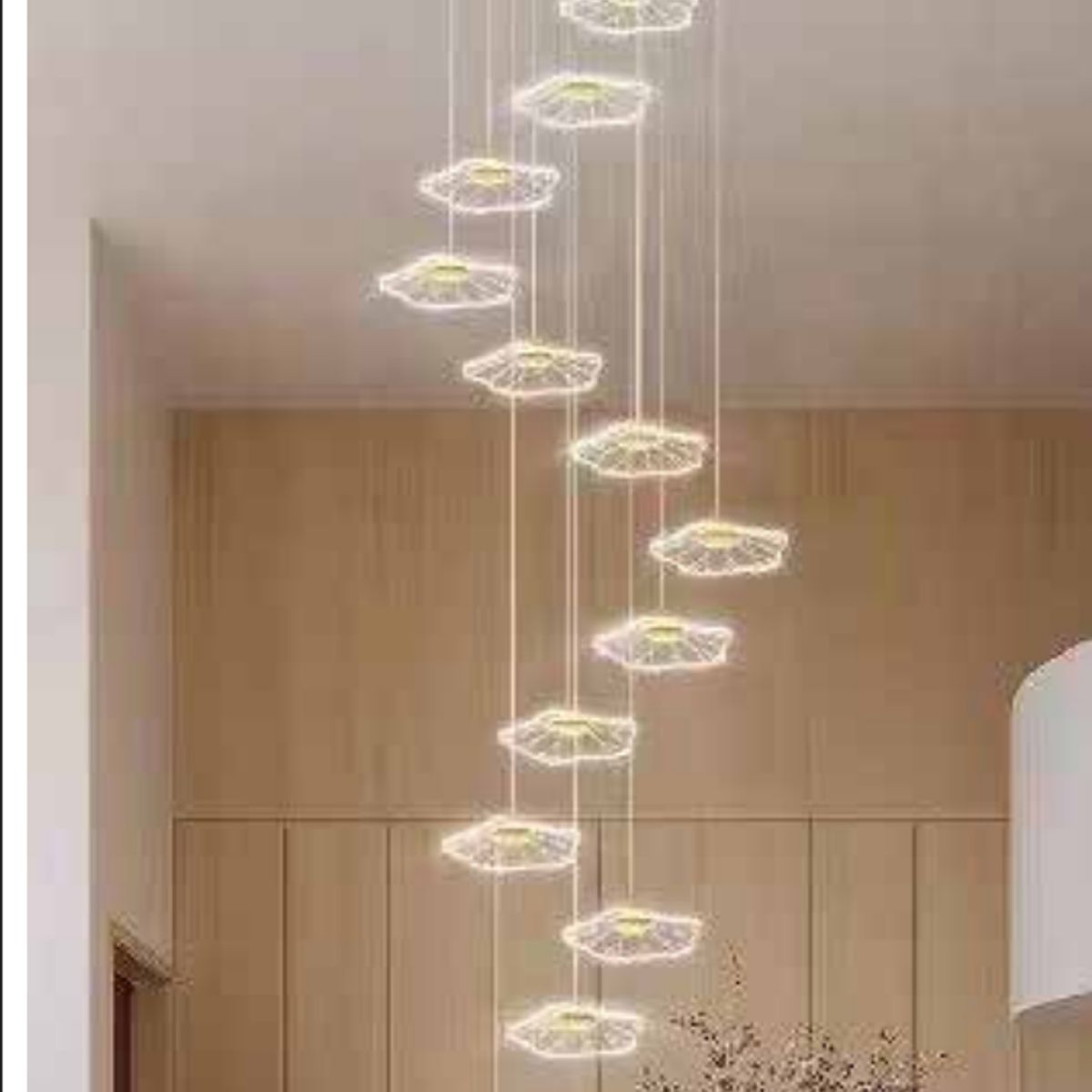 GENERICO - Lámpara colgante LED premium escalera