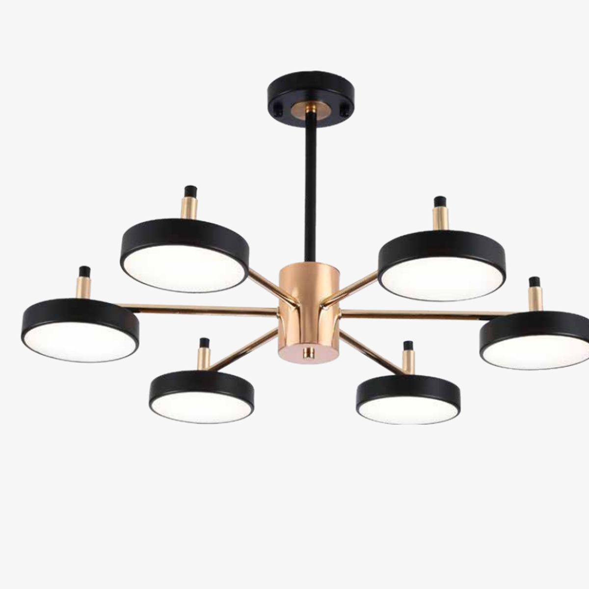 GENERICO - Lámpara colgante LED moderna 6 luces