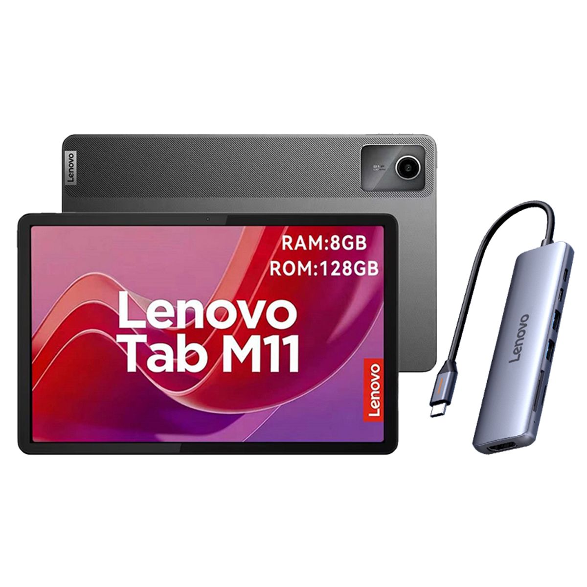 LENOVO - Tablet Lenovo M11 K10 8GB+128GB WiFi 11 y Lenovo Docking station