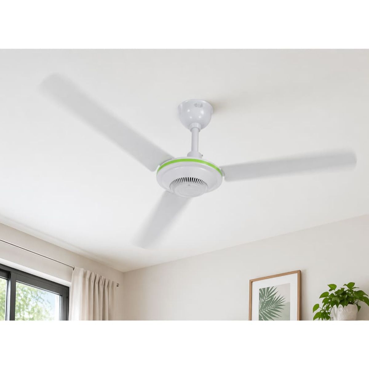 GENERICO - Ventilador Techo 44 cm Bajo Consumo Alta Potencia Flujo Aire Uniforme Diseño Moderno  KB1091