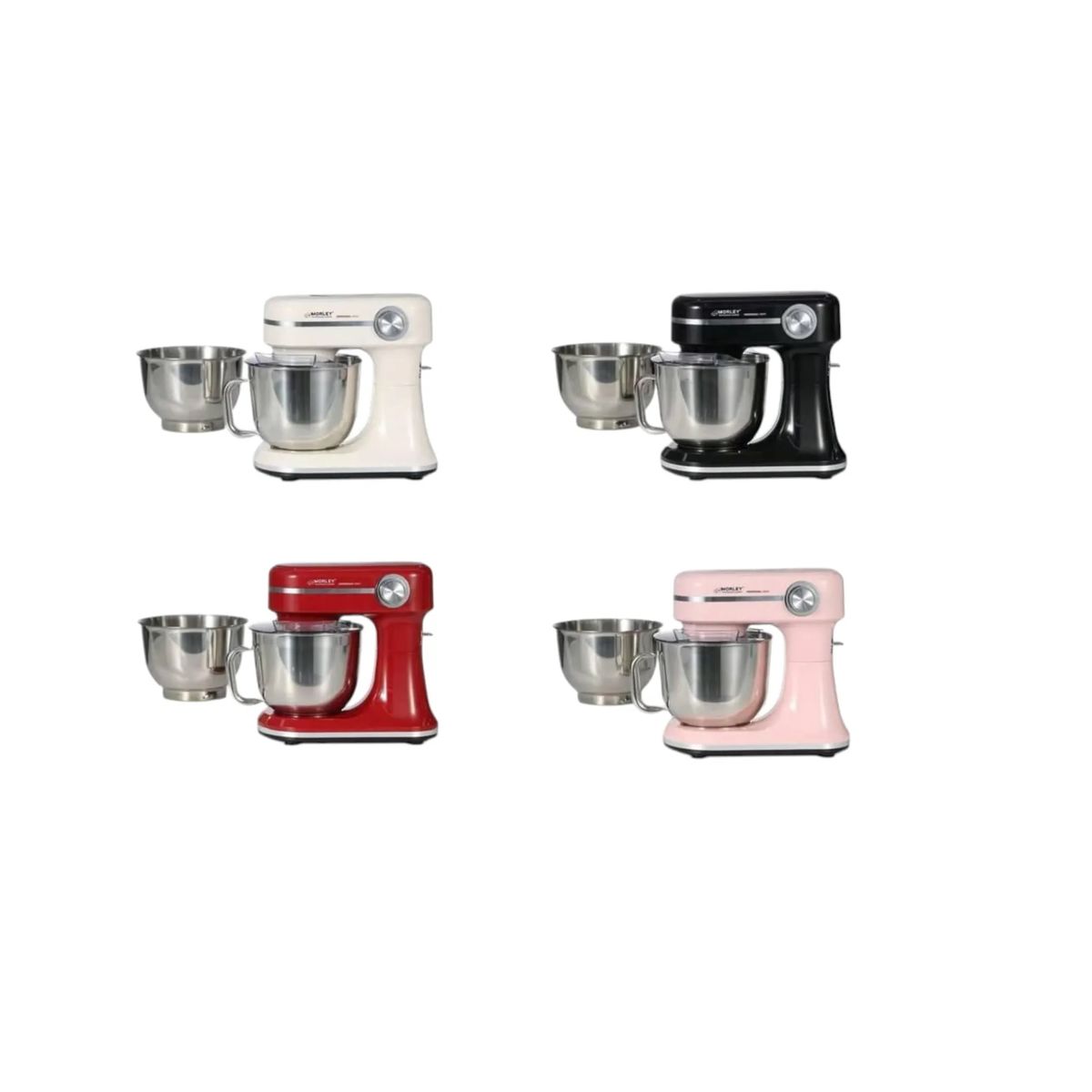 MORLEY - Batidora Planetaria Profesional Morley 3000 Watts 12 Velocidades Blanca Garantia