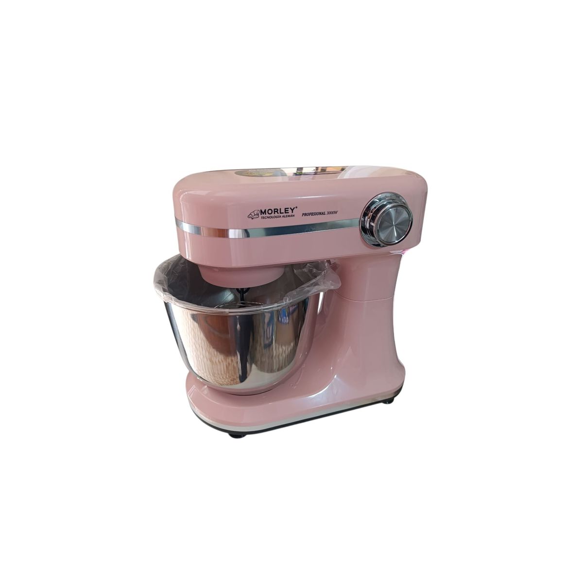MORLEY - Batidora Planetaria Profesional Morley 3000 Watts 12 Velocidades Rosado Garantia 1 año