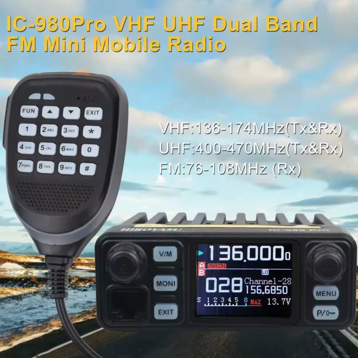GENERICO - RADIO MOVIL HIROYASU IC-980 PRO