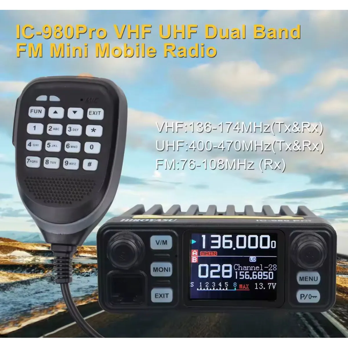 GENERICO - RADIO MOVIL HIROYASU IC-980 PRO